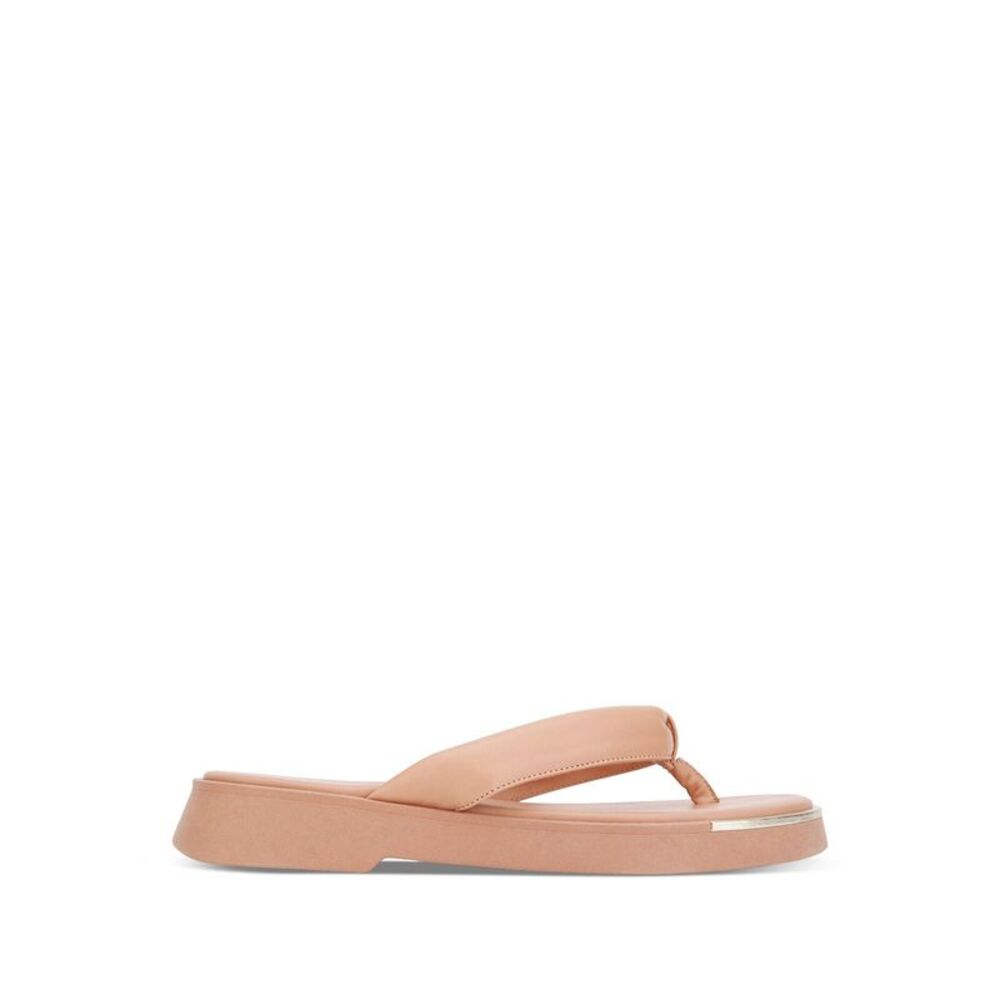 KENNETH COLE NEW YORK Womens Orange 1/2" Platform Athens Flip Flop Sandal 7